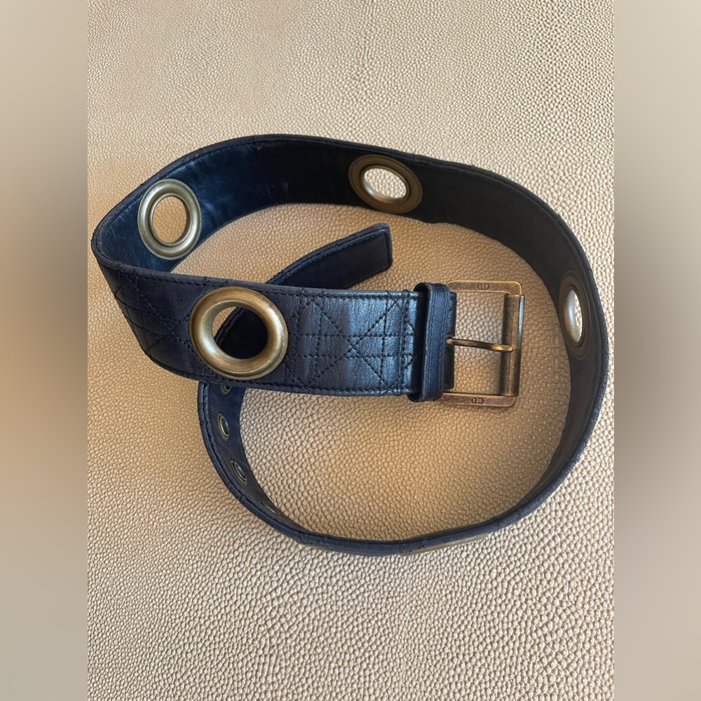 Dior Vintage leather belt